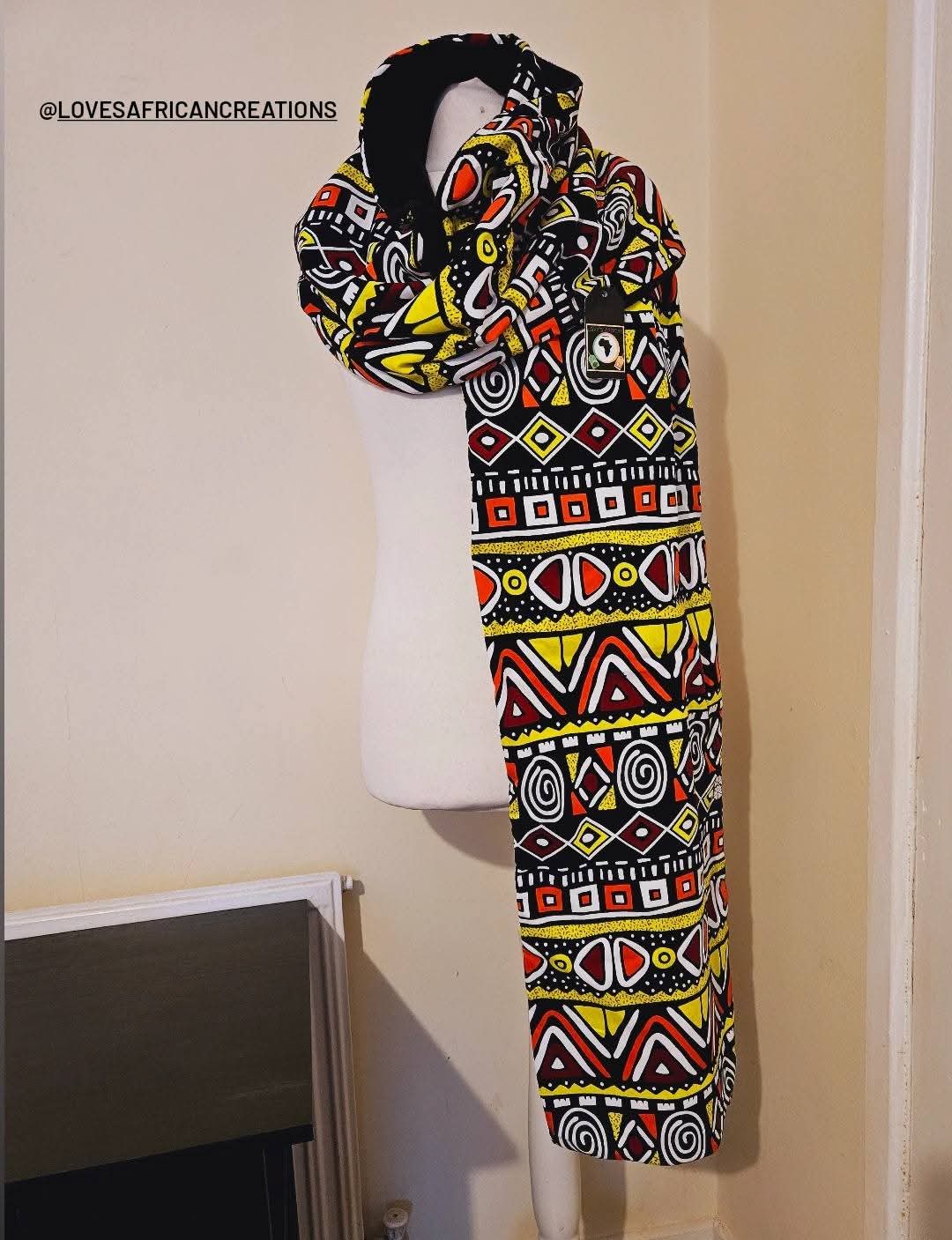 Tibal Fleece Lined Unisex Scarf