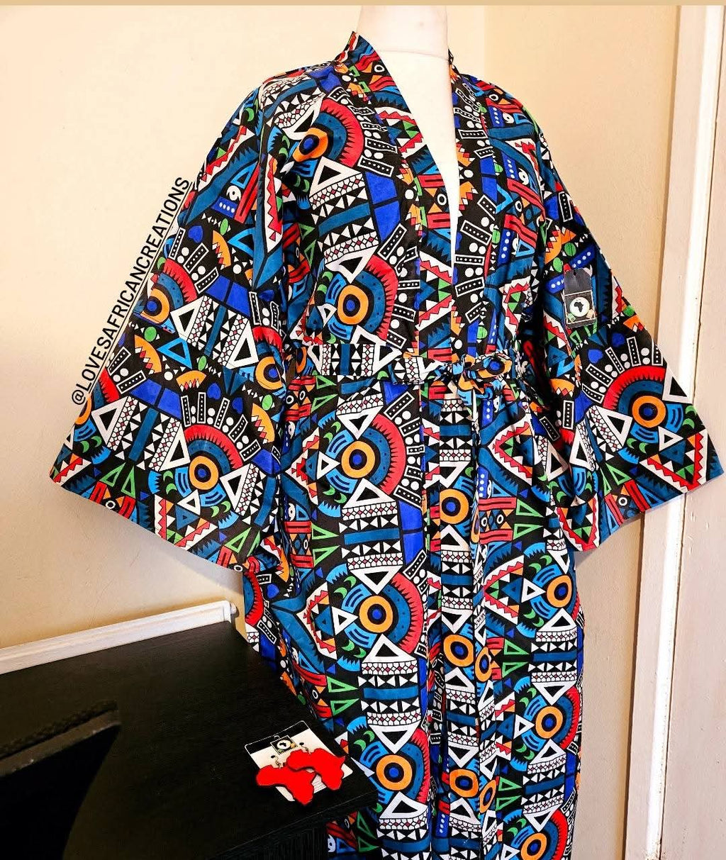 Ankara Kimono Jacket