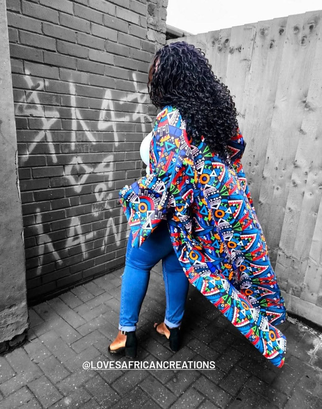Ankara Kimono Jacket