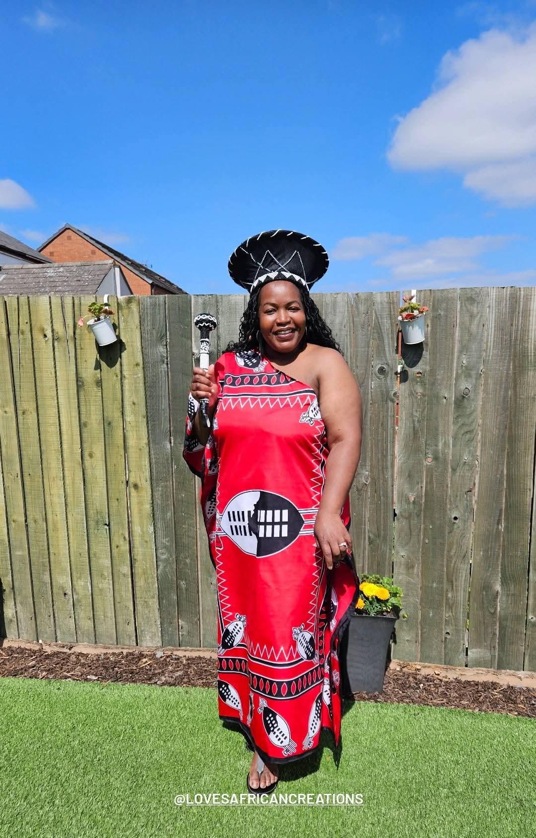 Off Shoulder Swaziland Kaftan