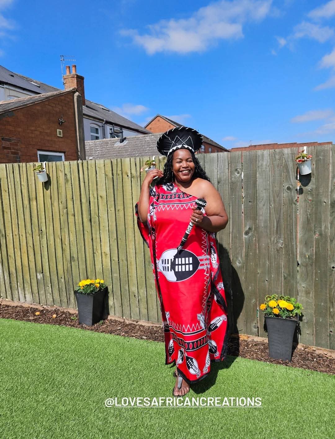 Off Shoulder Swaziland Kaftan