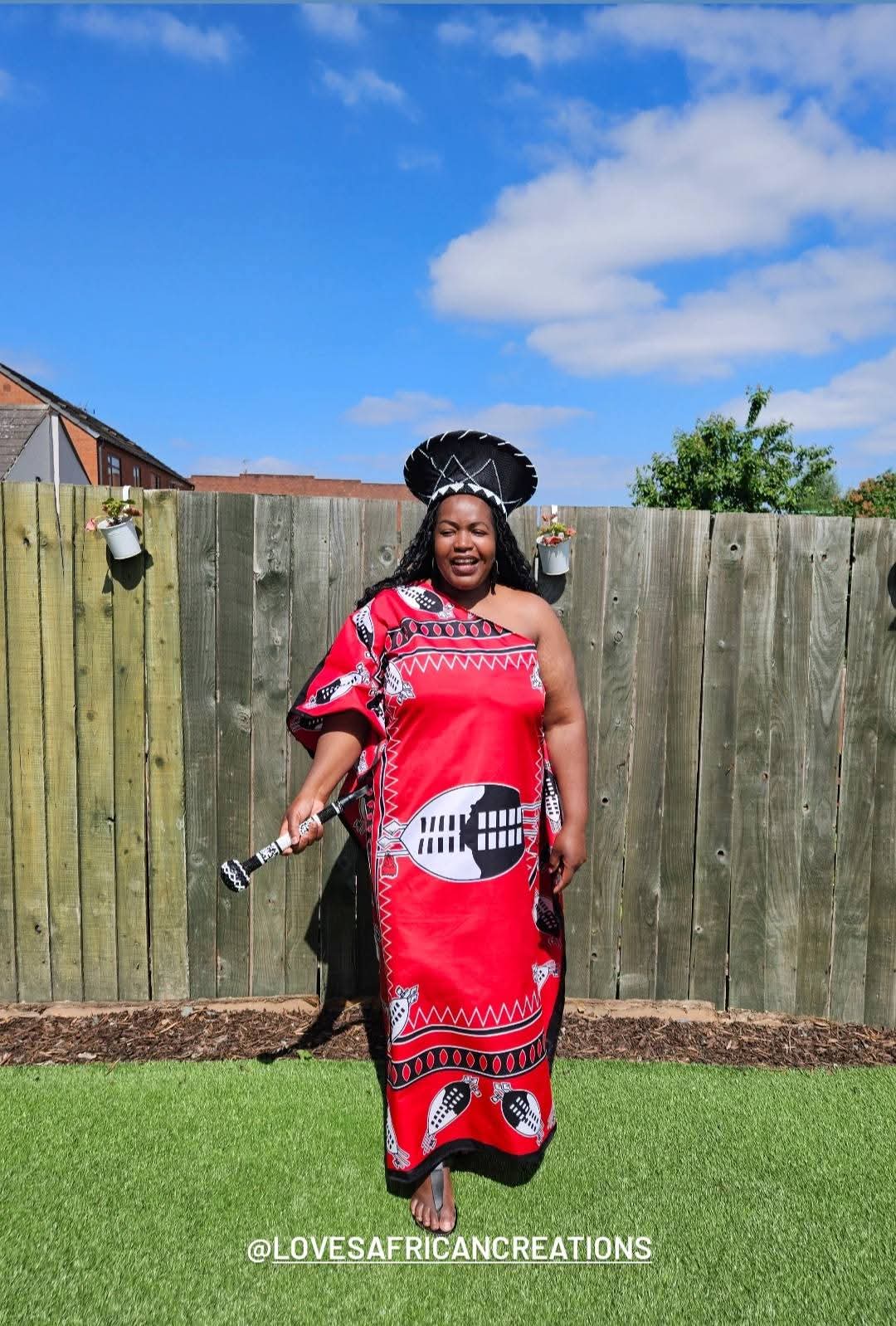 Off Shoulder Swaziland Kaftan
