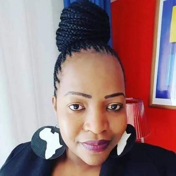 Black & White Africa Map Leather Earrings Love's African Creations