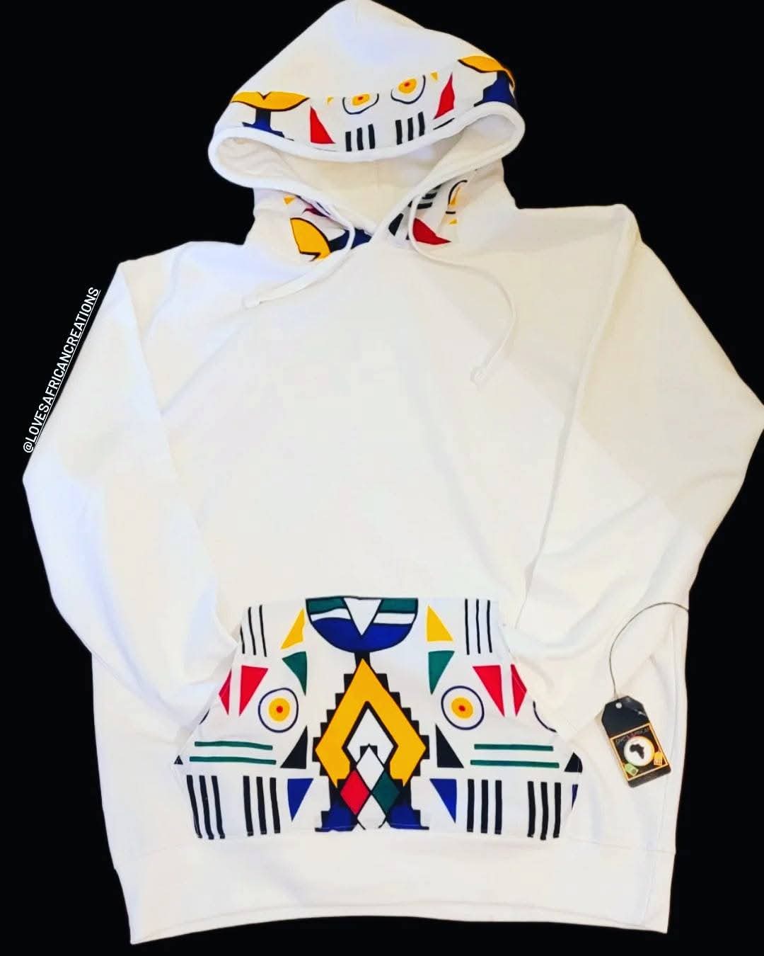 Ndebele Inspired Hoodie Jumper S-XXXL