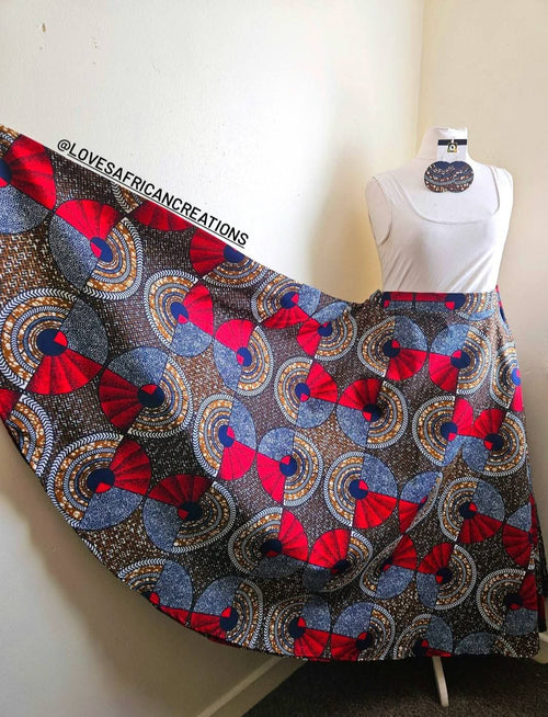 Ankara Maxi Skirt Love's African Creations