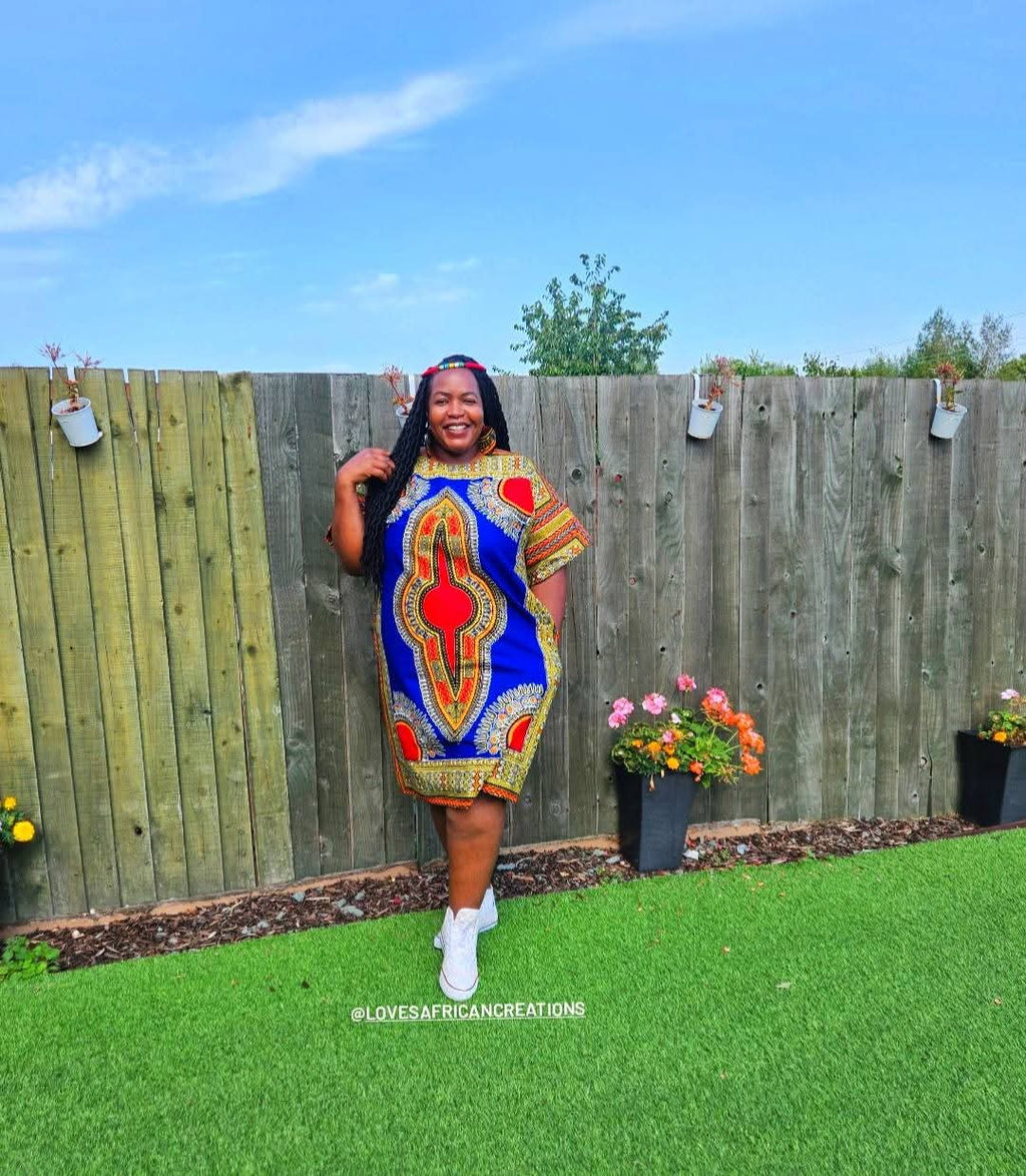 ❗️SALE❗️Dashiki Shirt Dress
