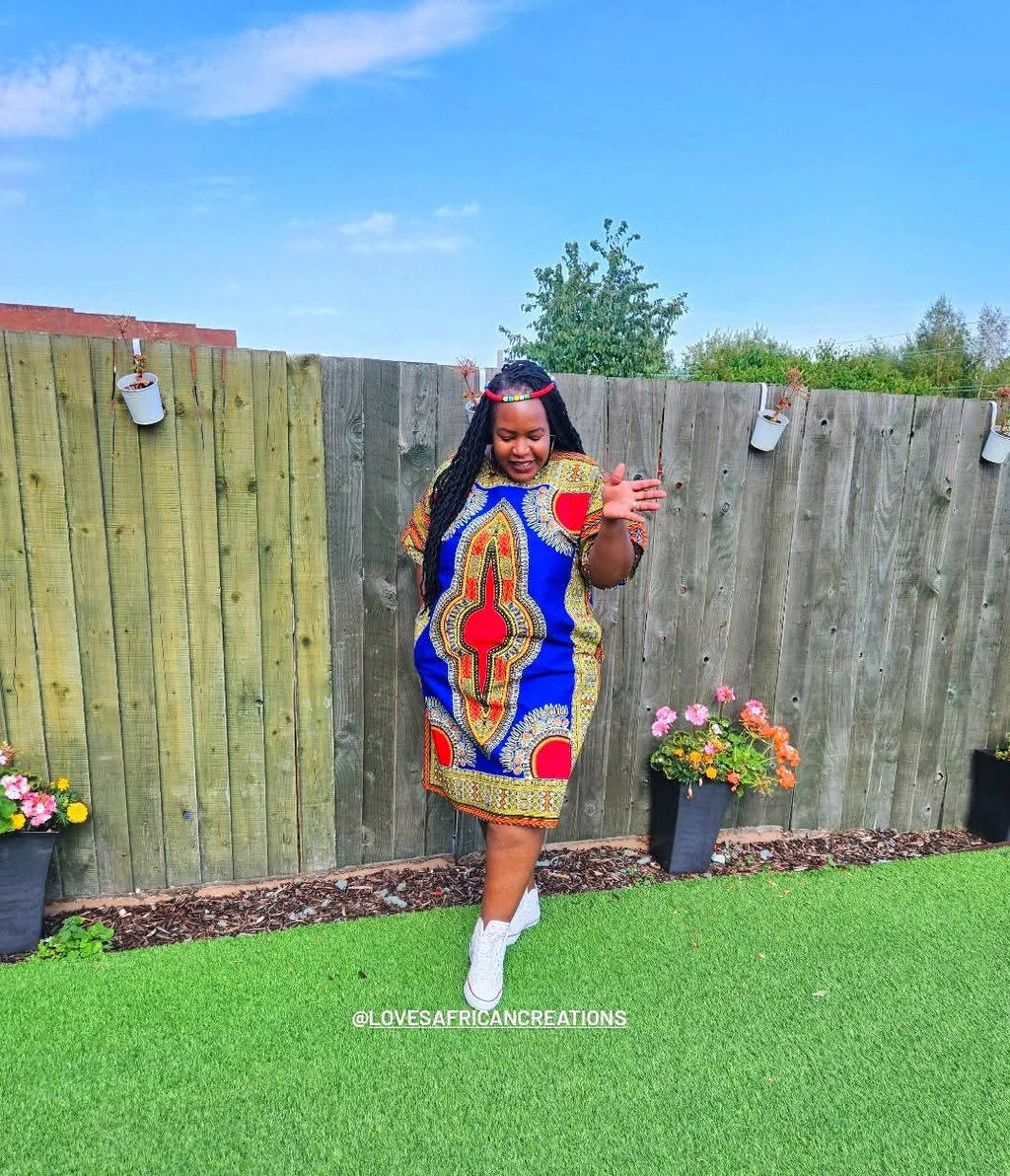 ❗️SALE❗️Dashiki Shirt Dress