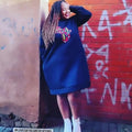 Black & Samakaka Africa Map Jumper Dress Love's African Creations