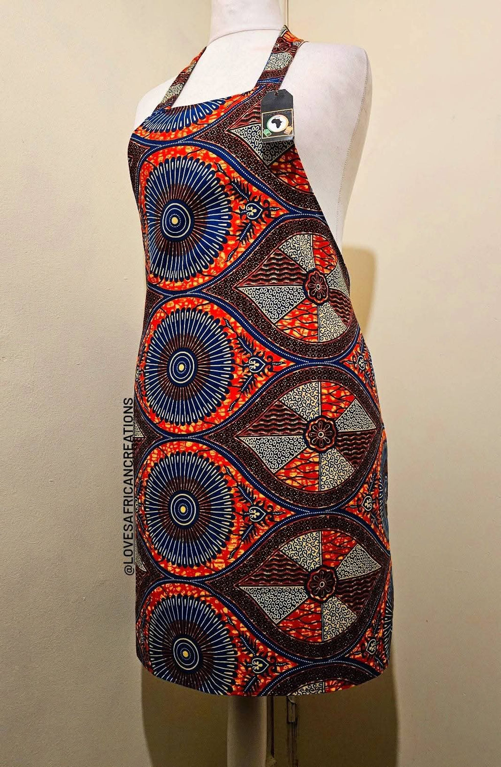 African Print Apron