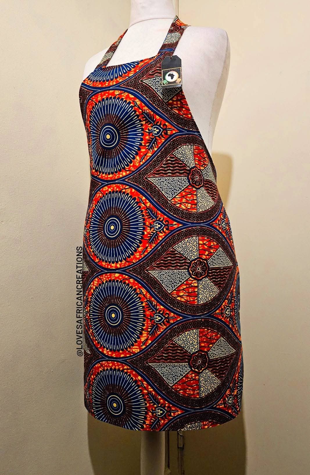 African Print Apron