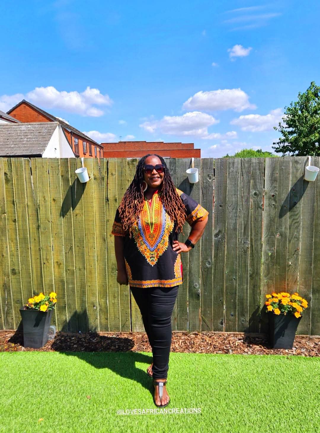 Black Dashiki  Shirt