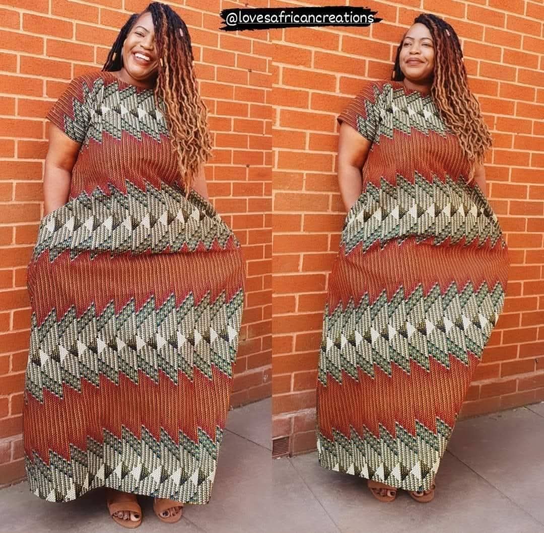 Ankara Maxi Dress