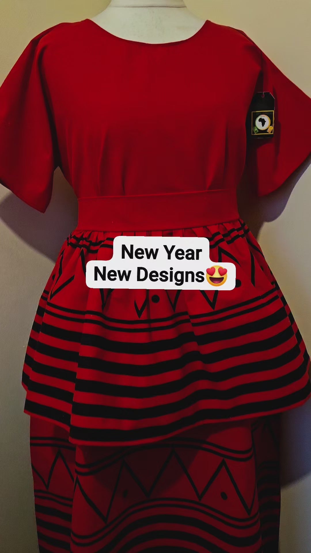 Xhosa Inspired Umbaco Maxi Dress & Belt Skirt &Headwrap