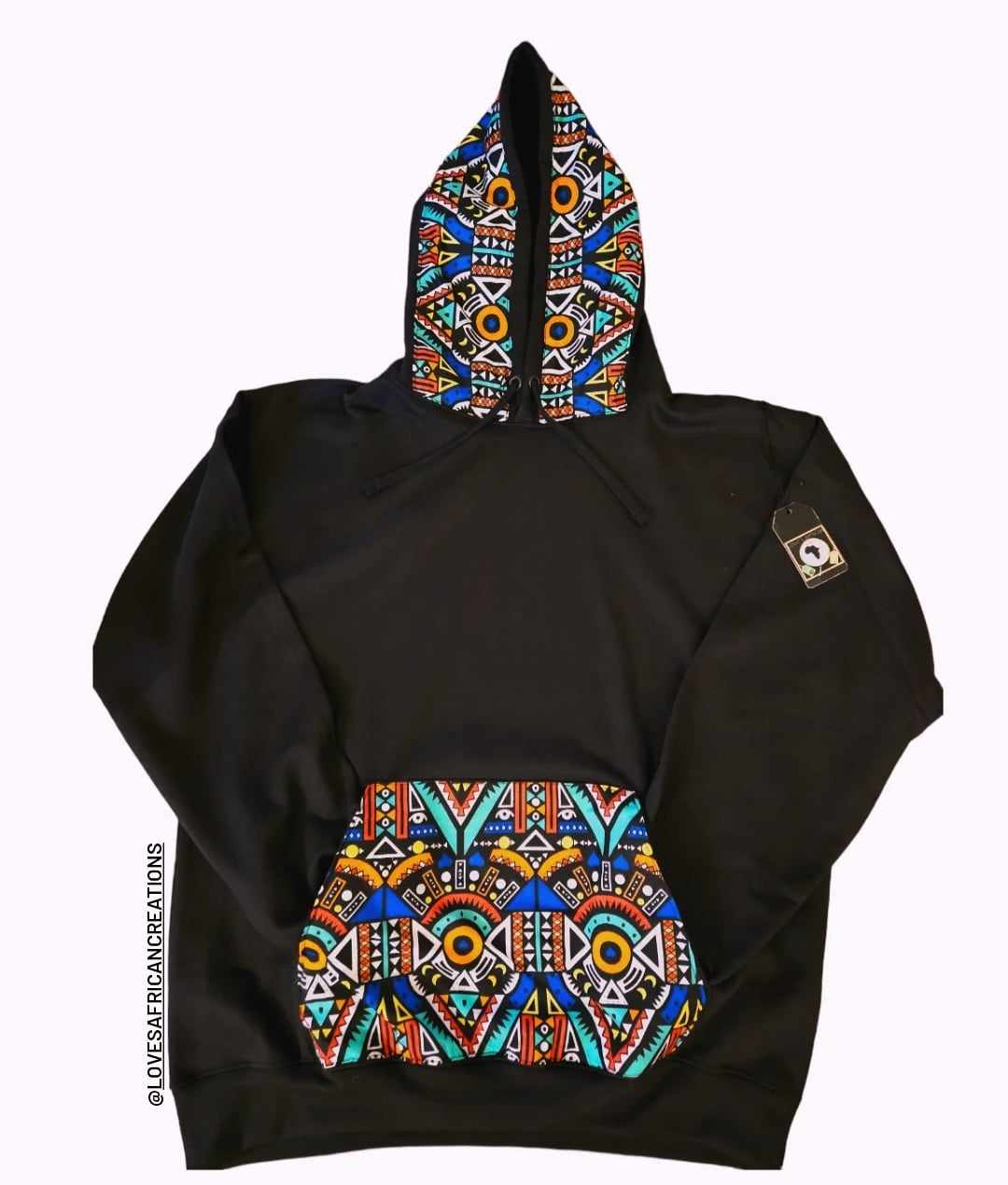 Black Tribal Unisex Hoodie Jumper