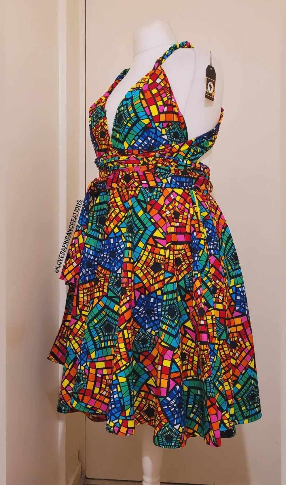 Multi Way Party Ankara Dress