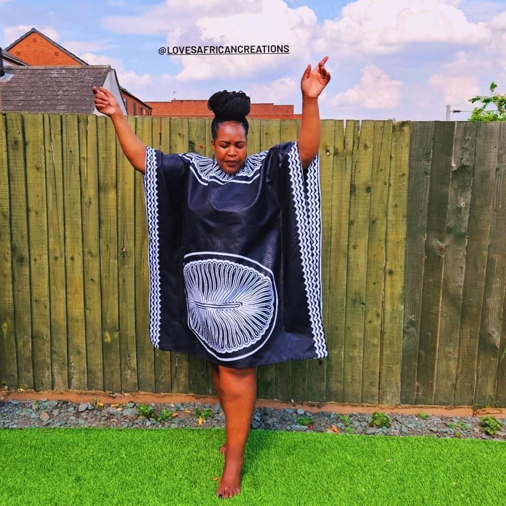 Tribal Tunic Kaftan & Earrings