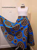 Ankara Maxi Skirt & Earrings Love's African Creations