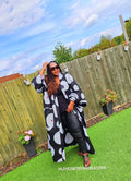 Kimono Jacket & Earrings Love's African Creations